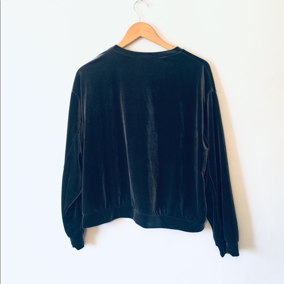 Chen TaiTai Iridescent Velvet Pullover SZ L - Picture 6 of 7